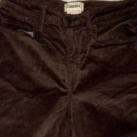 L’AGENCE Stevie Corduroy Jean – Brown, Size 25 – NWOT - Picture 6 of 8